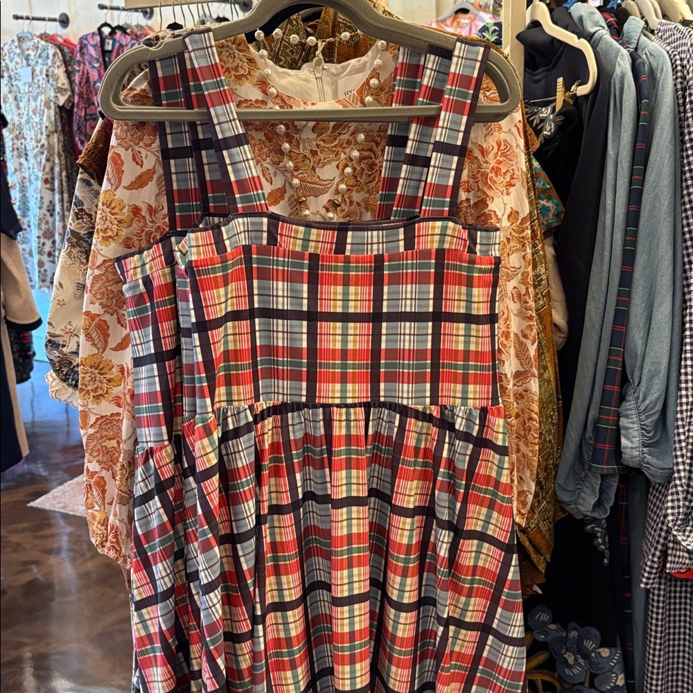 The Heather Dress - Coastal Plaid- Smith & Quinn 11189-1364-1 NWT $185 - Picture 4 of 5